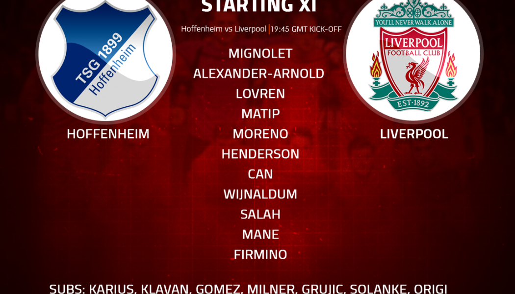 Hoffenheim vs Liverpool FC