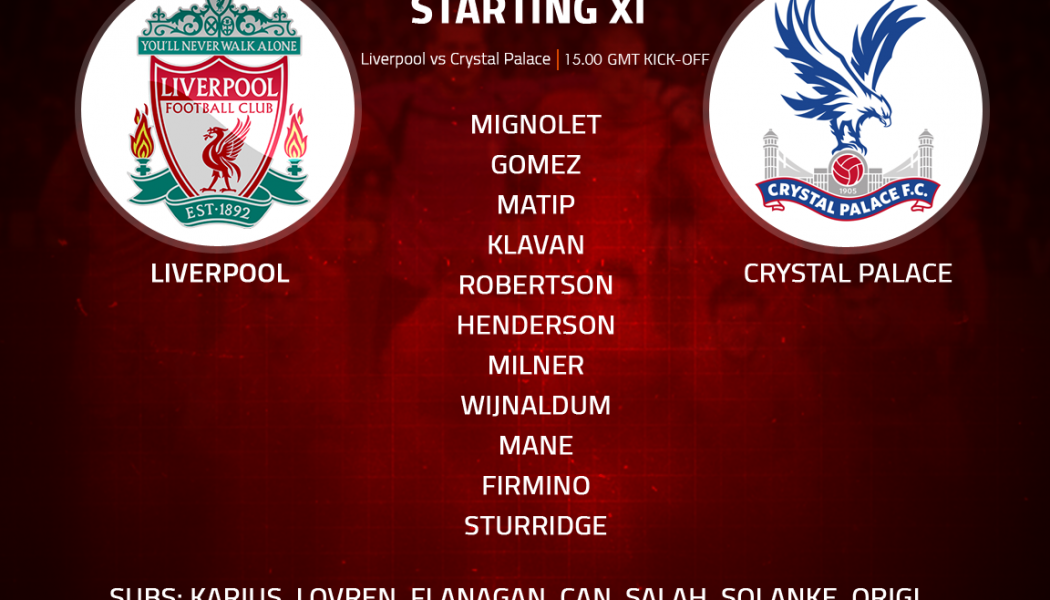 Liverpool vs Crystal Palace