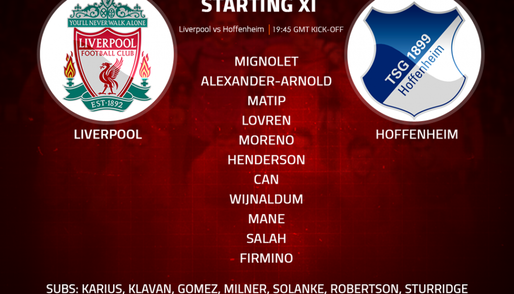 Liverpool FC vs Hoffenheim