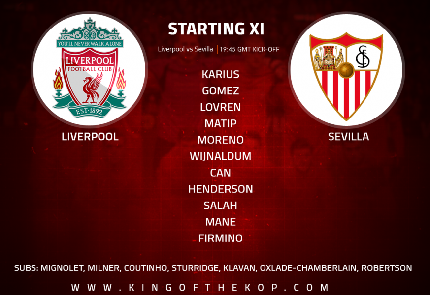 Liverpool v Sevilla