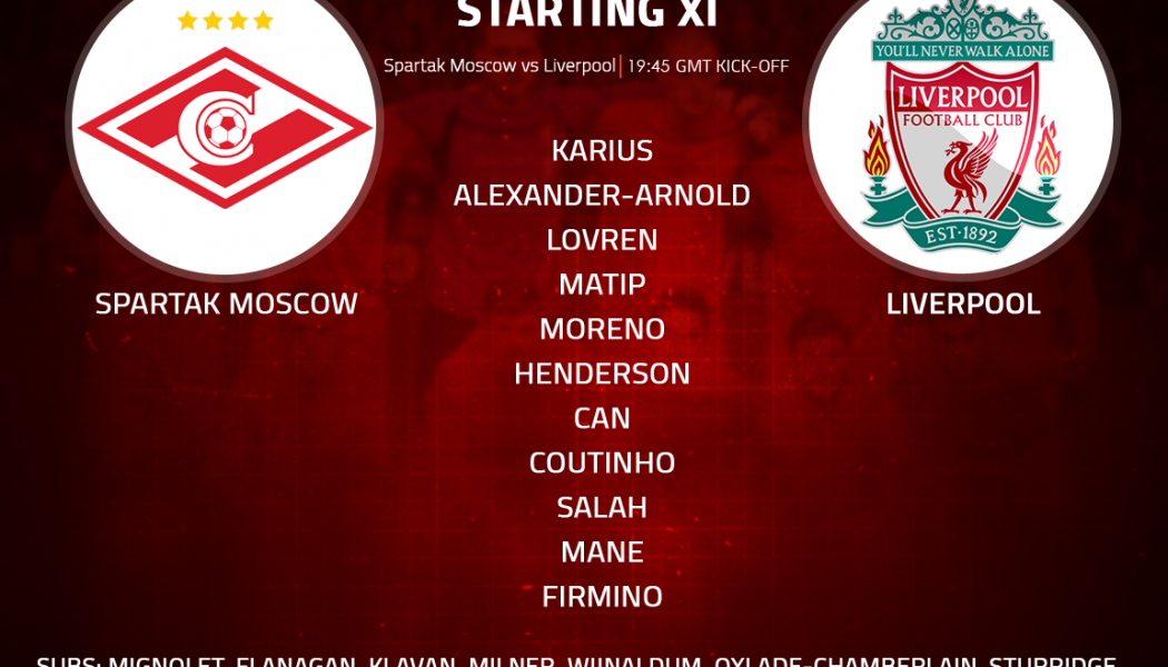 Spartak Moscow v Liverpool