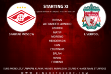 Spartak Moscow v Liverpool