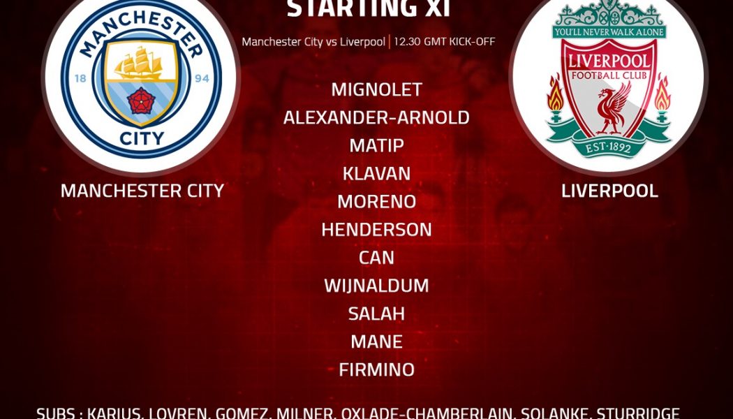 Manchester City vs Liverpool