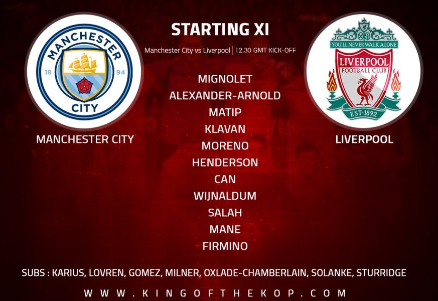 Manchester City vs Liverpool