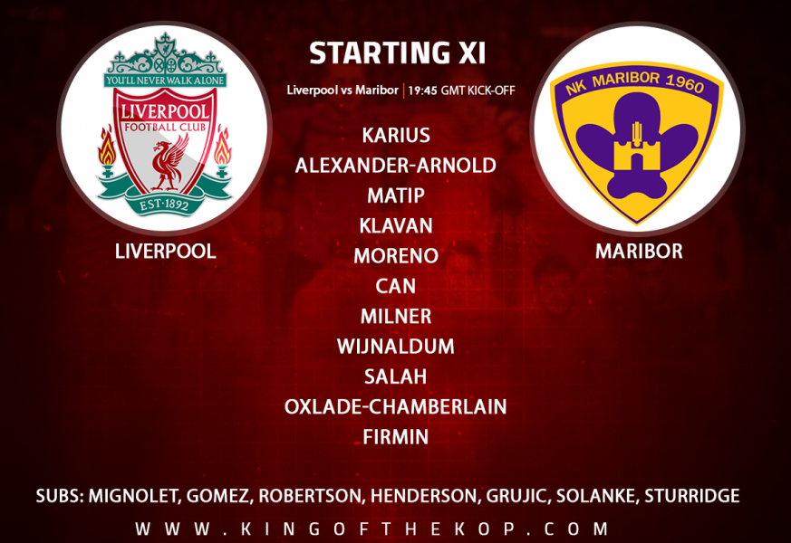 Liverpool v Maribor