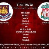 West Ham v Liverpool