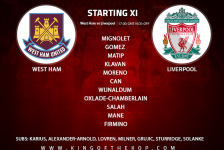 West Ham v Liverpool