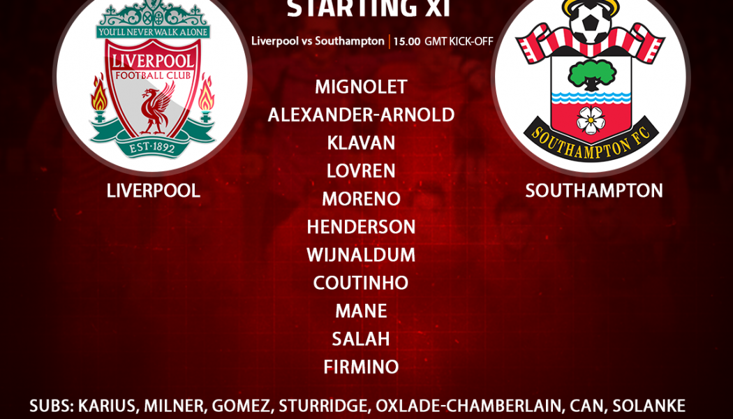 Liverpool v  Southampton