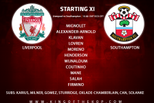 Liverpool v  Southampton