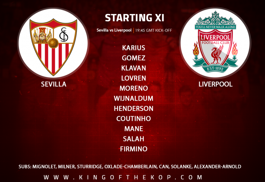 Sevilla v Liverpool