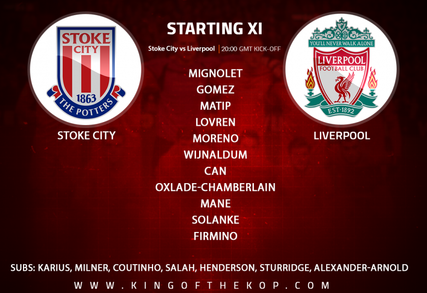 Stoke City v Liverpool