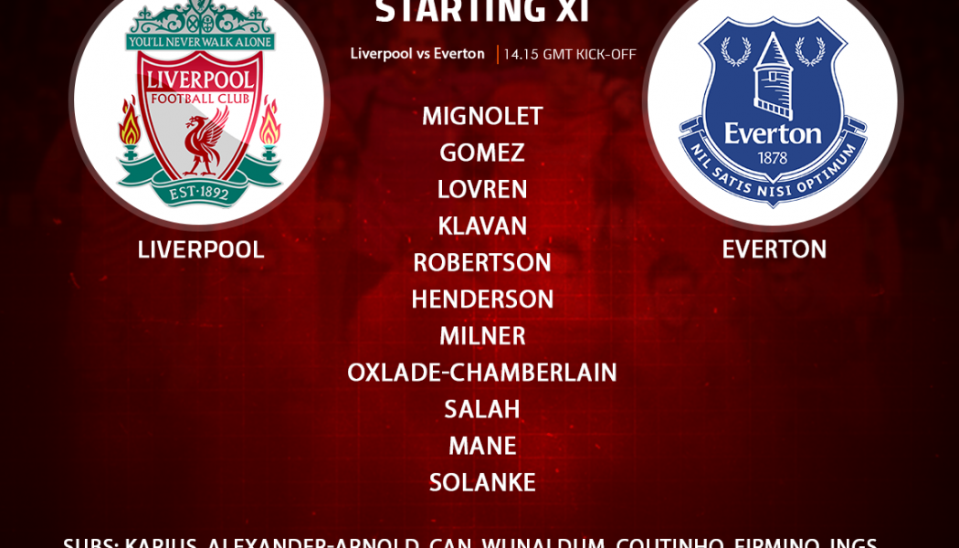 Liverpool team v Everton