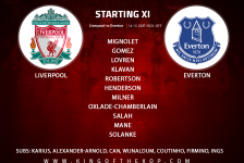 Liverpool team v Everton