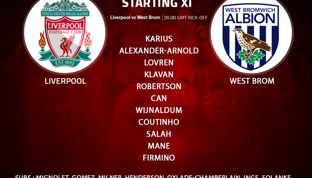 Liverpool v West Brom