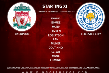 Liverpool team v Leicester City