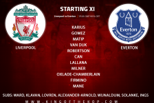 Liverpool team v Everton