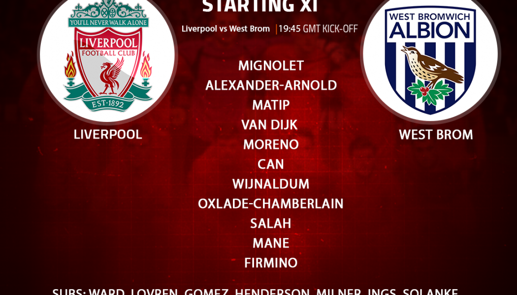 Liverpool v West Brom