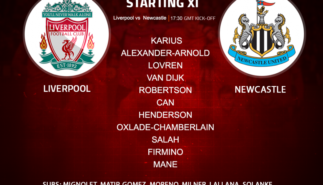 Liverpool v Newcastle