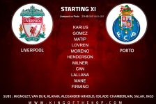 Liverpool team v Porto