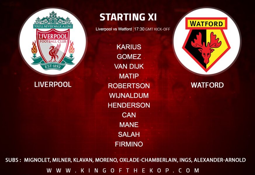 Liverpool v Watford