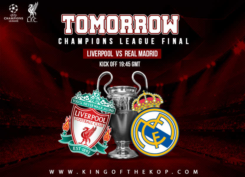 Liverpool v Real Madrid Champions League final 2018