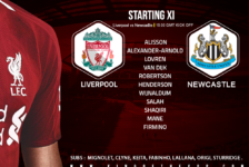 Liverpool teen v Newcastle 26 December 2018