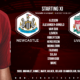 Confirmed: Liverpool team v Newcastle United