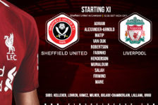 Confirmed: Liverpool team v Sheffield United