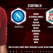 Confirmed: Liverpool team v Napoli