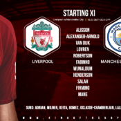 Liverpool v Manchester City 10 November 2019