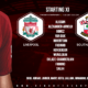 Liverpool team v Southampton 1 February 2020