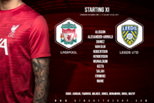 Liverpool team v Leeds United Anfield 12 September 2020