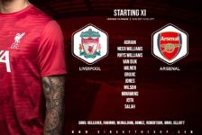 Confirmed: Liverpool team v Arsenal