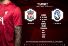 Confirmed: Liverpool team v Atalanta