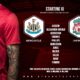 Liverpool team v Newcastle 30 December 2020