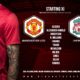 Liverpool team v Manchester United FA Cup fourth-round 24 January 2021