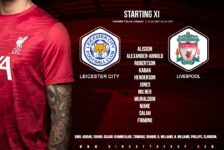 Liverpool team v Leicester City 13 February 2021