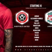 Liverpool team v Sheffield United 28 February 2021