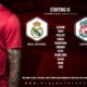Liverpool team v Real Madrid champions league quarter-final 6 April 2021