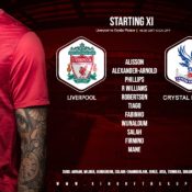 Liverpool team v Crystal Palace 23 May 2021