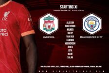 Liverpool team v Manchester City 3 October 2021