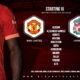 Liverpool team v Manchester United at Old Trafford 24 October 2021