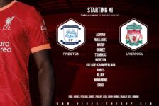 Liverpool team v Preston league cup 27 October 2021