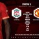 Confirmed: Liverpool team v Manchester Utd