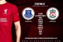 Confirmed: Liverpool team v Everton