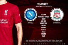 Confirmed: Liverpool team v Napoli