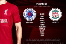 Confirmed: Liverpool team v Rangers