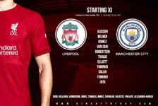 Liverpool team v Manchester City October 16 2022 Anfield