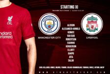 Liverpool team vs Manchester City Etihad Stadium premier League April 1 2023