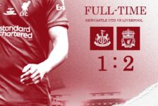 Full-Time: Newcastle Utd 1 Liverpool 2